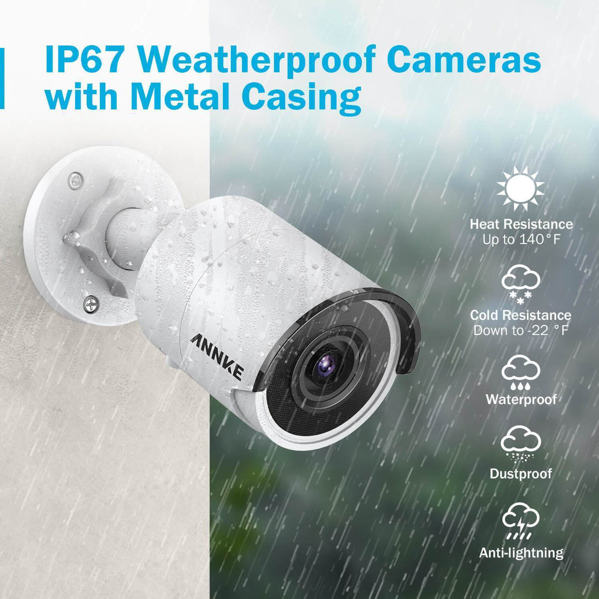 Annke 16 Channel Security Kit: 8MP NVR, 16 x 8MP(4K Ultra HD) Bullet Cameras
