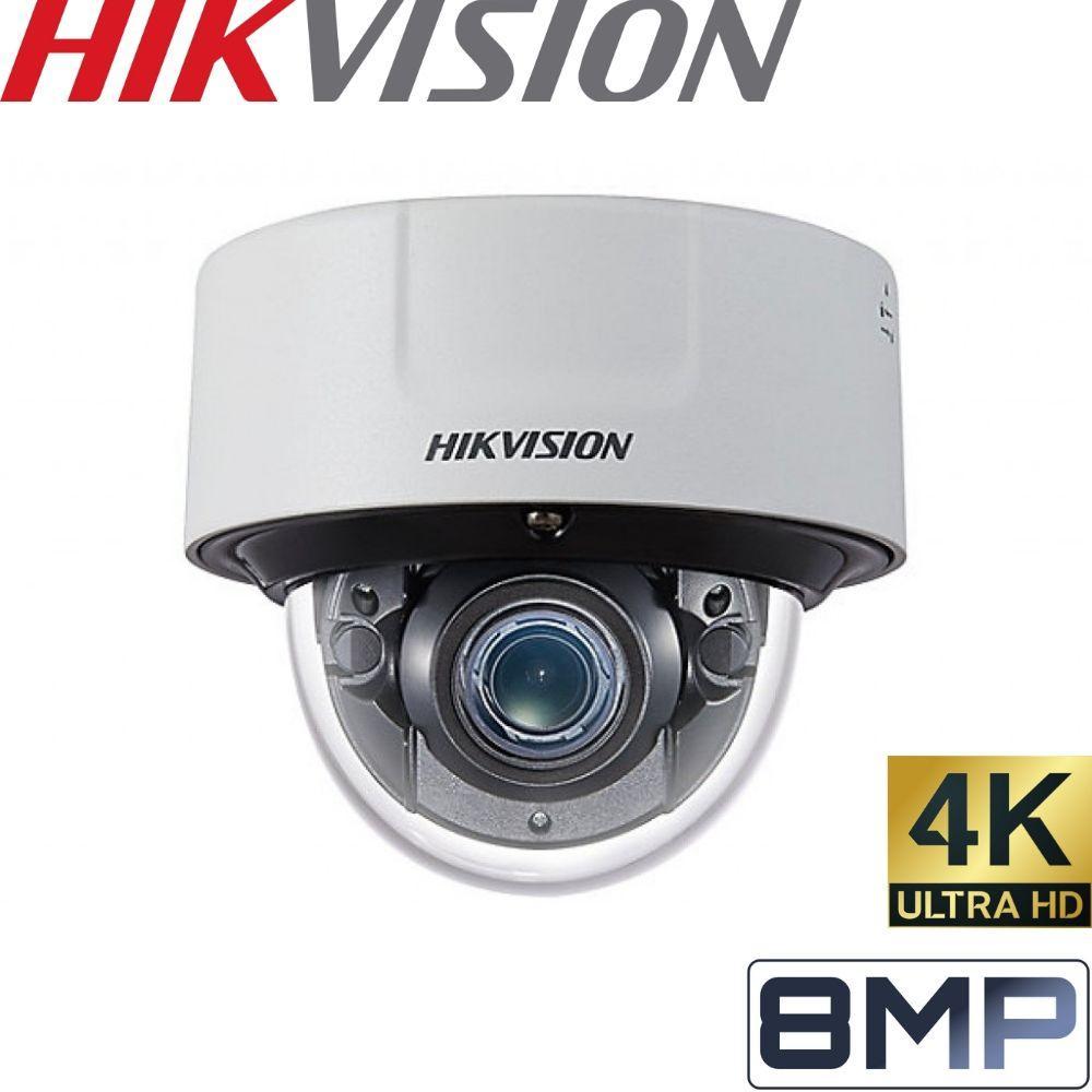 HIKVISION DS-2CD5185G0-IZS Security Camera: 8MP Varifocal Dome 2.8-12mm, IK10