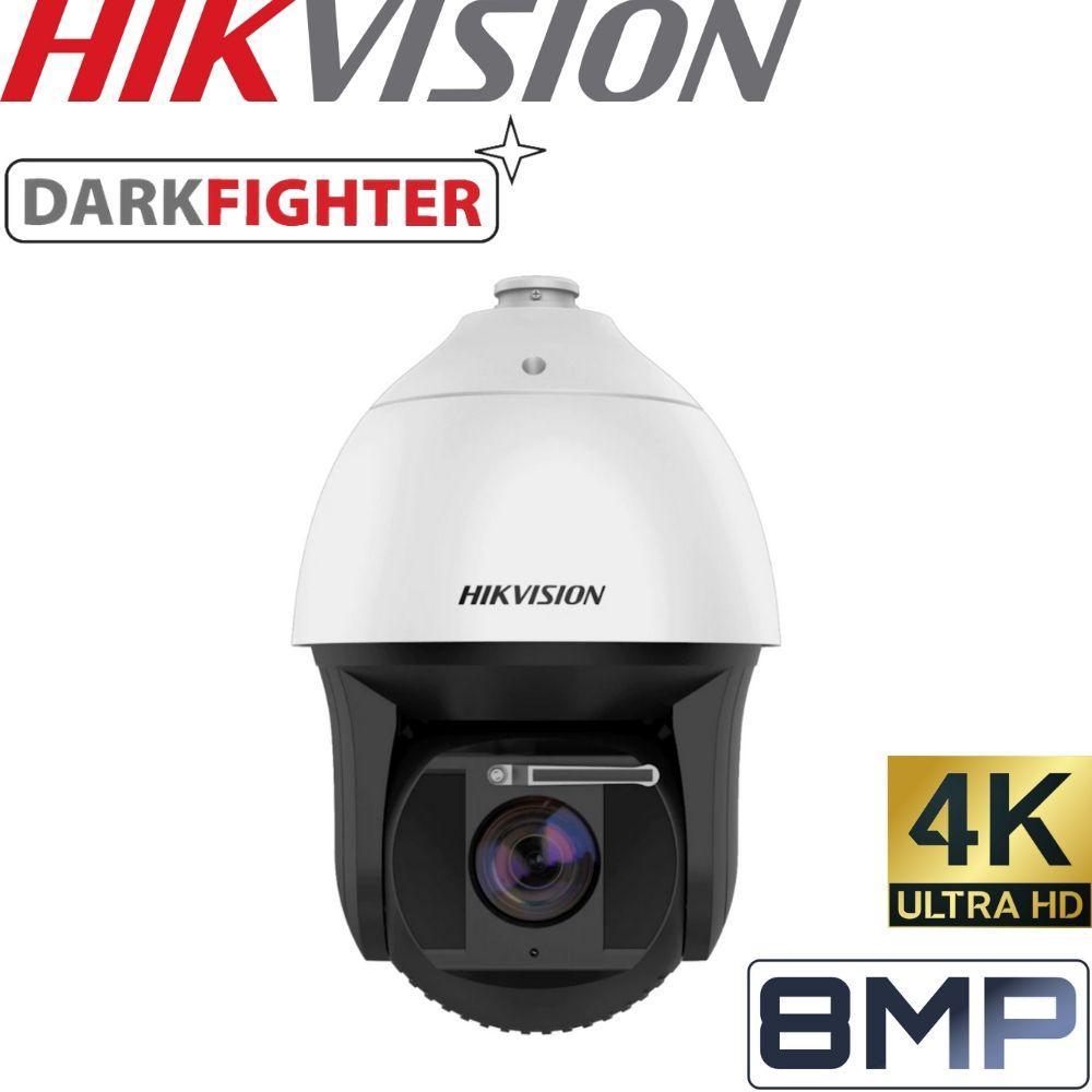 HIKVISION DS-2DF8825IX-AEL(W) Deep Learning Security Camera: 8MP PTZ, 25X Zoom, 200m IR