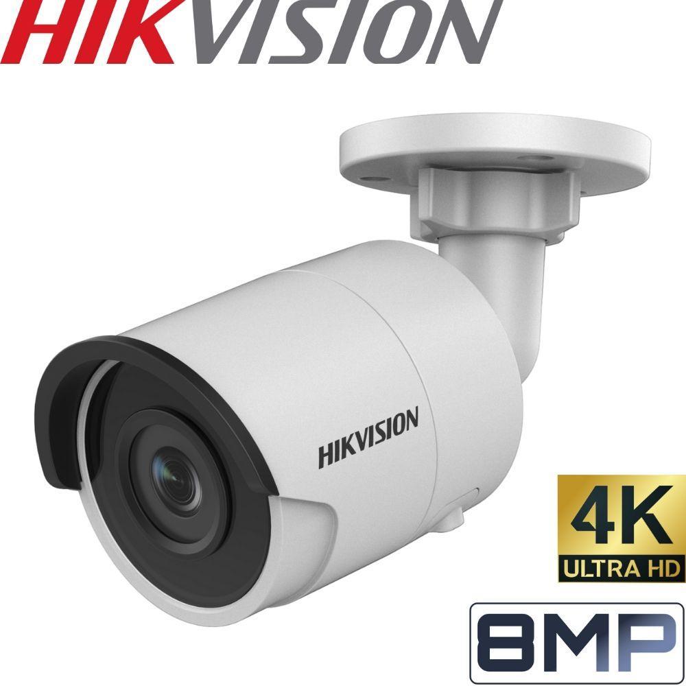 HIKVISION DS-2CD2085FWD-I Security Camera: 8MP, Bullet Mini, Fixed 4mm
