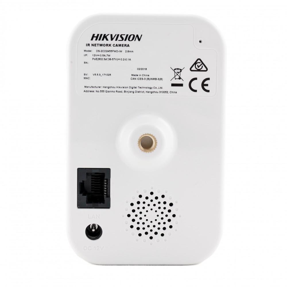 Hikvision DS-2CD2455FWD-IW Cube Security Camera: 6MP EXIR WiFi, 10m IR