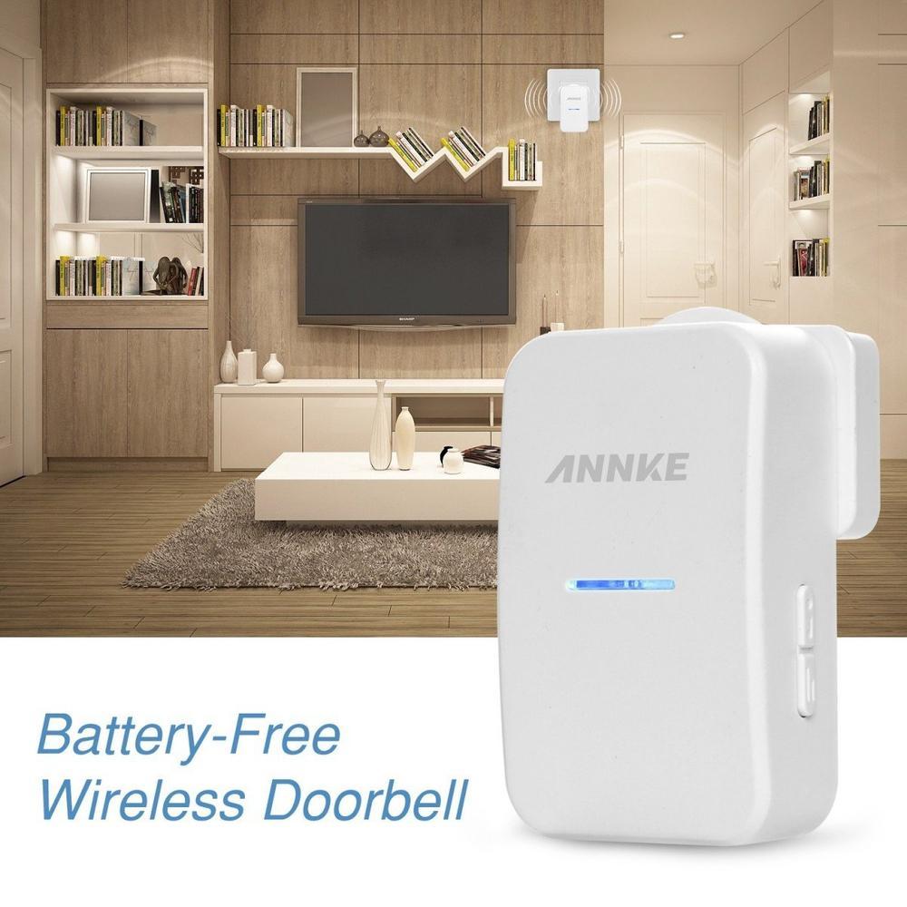 Annke Wireless Doorbell: Push Button Door Chime With LEDs