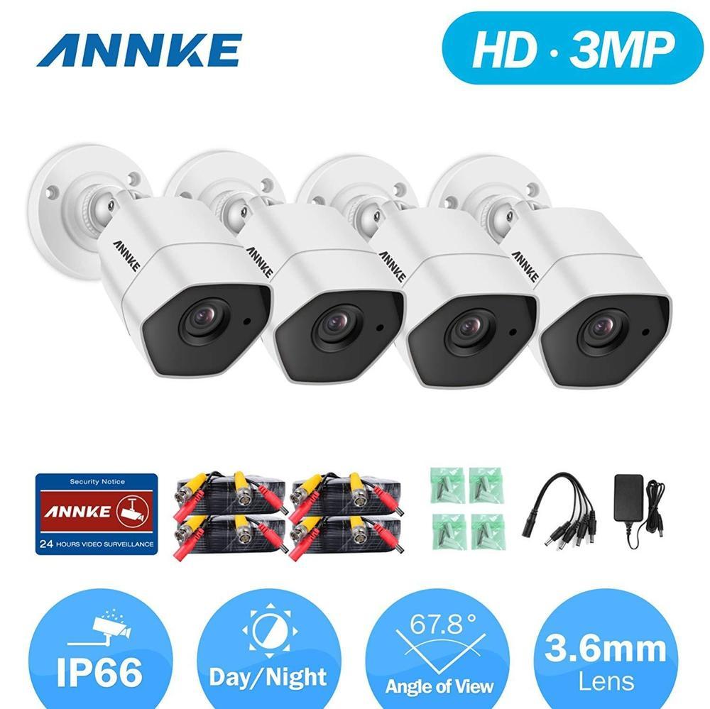 Annke Security Camera: 3MP HD Bullet with EXIR Night Vision x 4