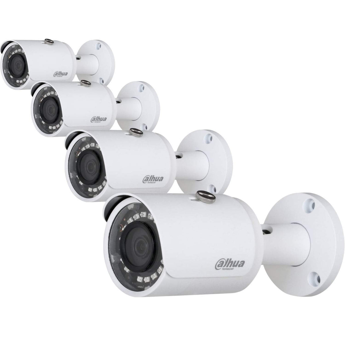 Dahua HFW1320SS3B4 Security Cameras: 3MP Mini-Bullet x 4