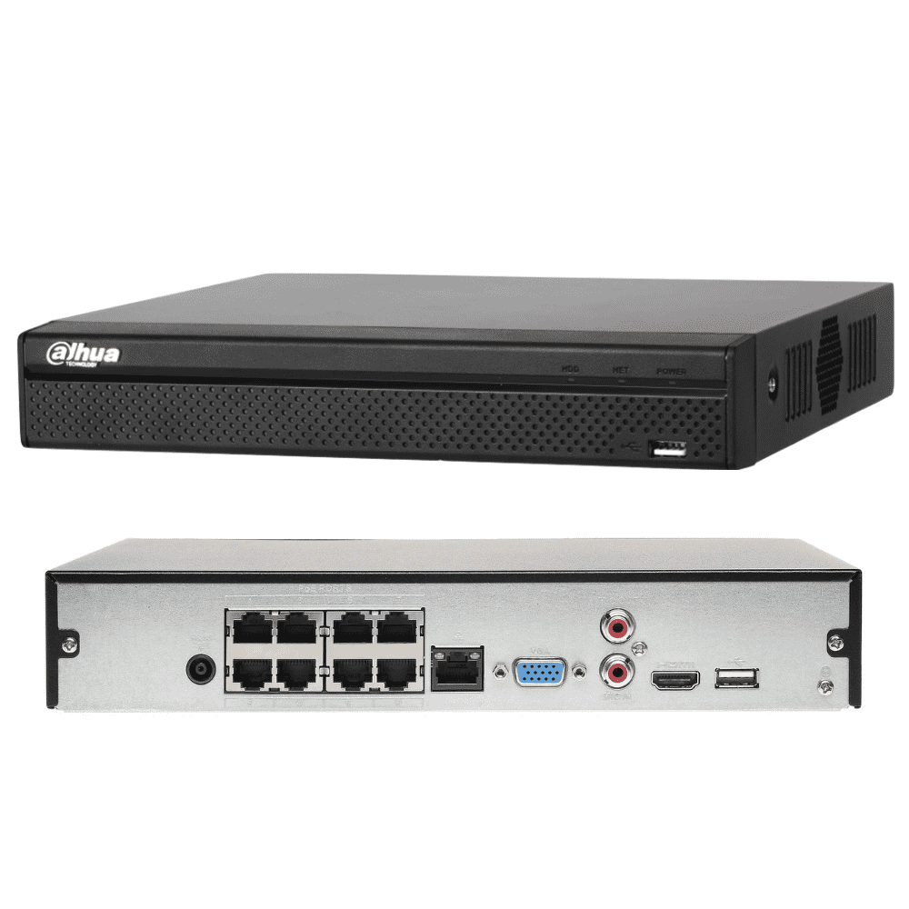 Dahua 8 Channel Security Kit: 8MP NVR, 8 X 8MP (4K) VF Bullet Cameras, 2TB HDD