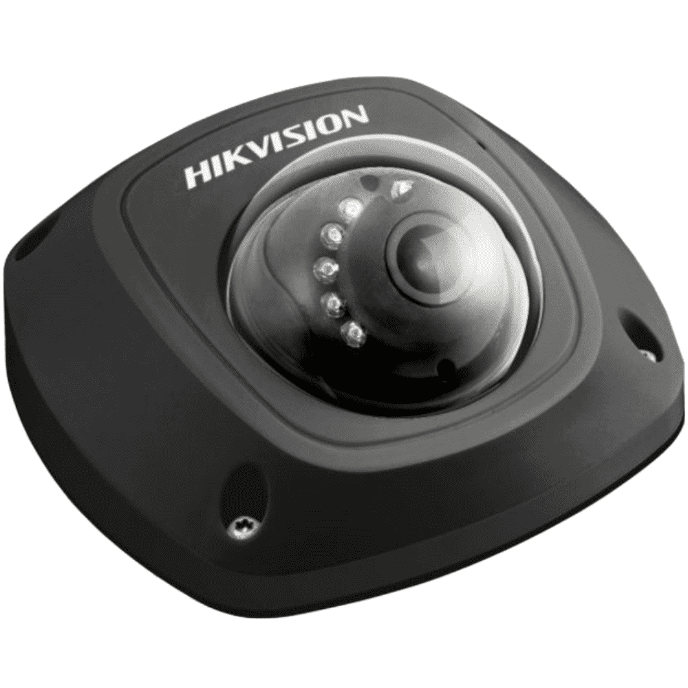 Hikvision DS-2CD2555FWD-I BLACK Security Camera: 6MP Mini Dome Black, WiFi, 4mm