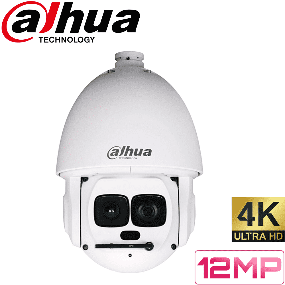 Dahua SD6AL830V-HNI-IR Security Camera: 12MP (4K) PTZ Dome, 30X Zoom