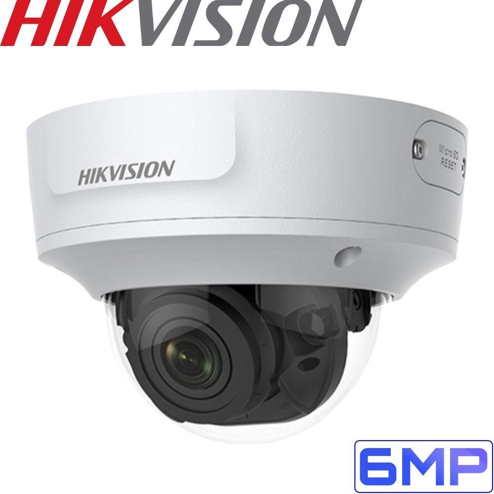 HIKVISION DS-2CD2765G1-IZS Security Camera: 6MP VF Dome, 2.8-12mm, IK10