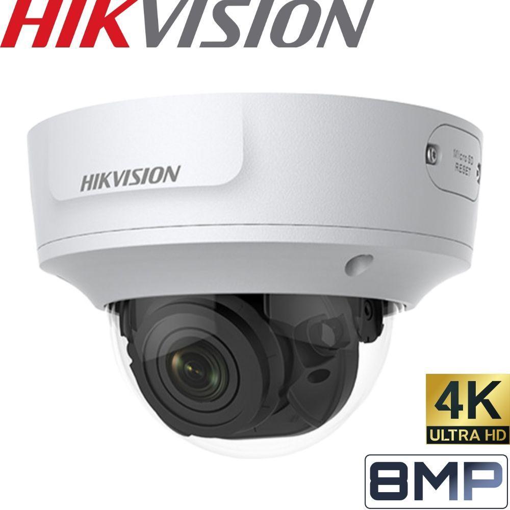 HIKVISION DS-2CD2785G1-IZS Security Camera: 8MP VF Dome, 2.8-12mm, IK10