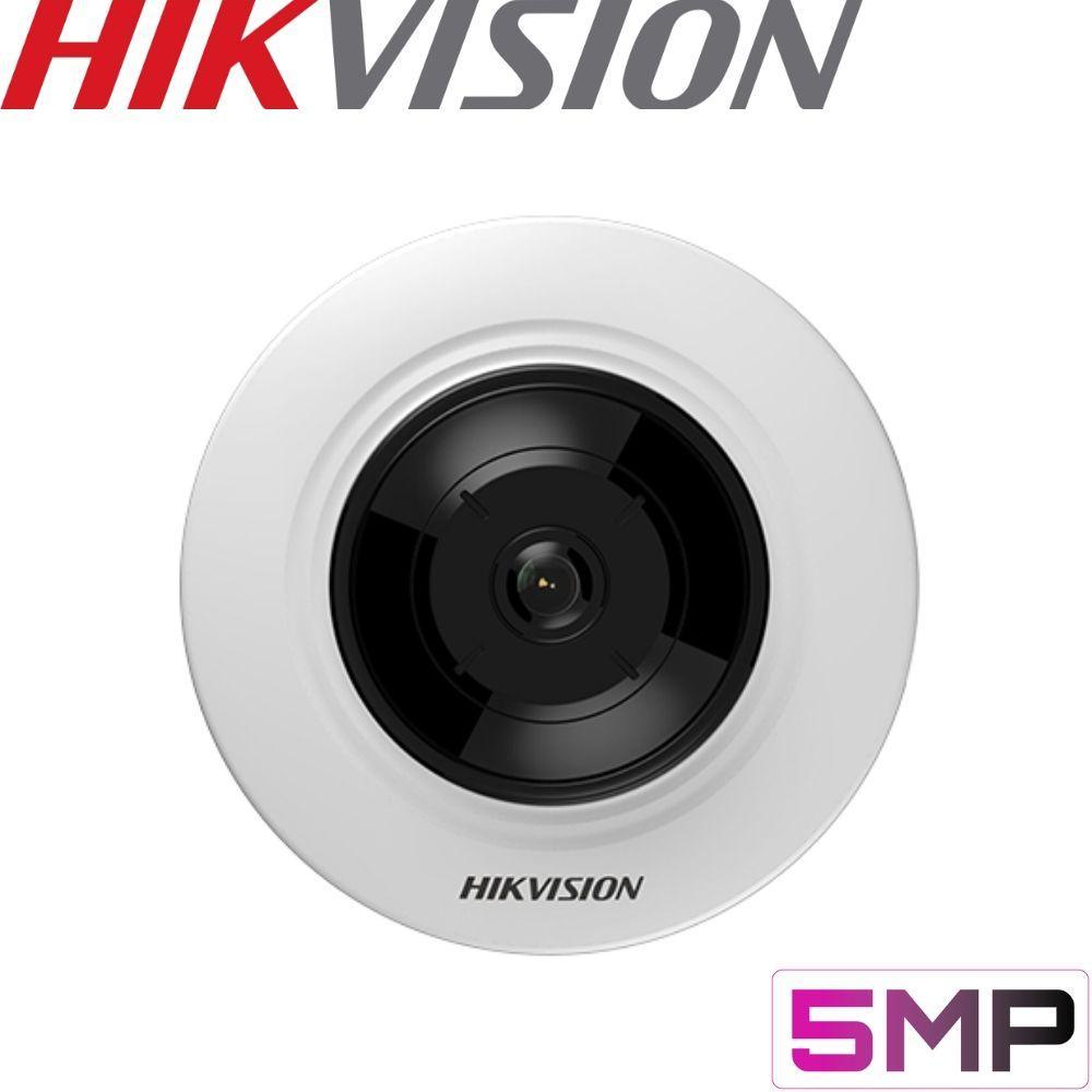 HIKVISION DS-2CD2955FWD-I Security Camera: 5MP 180° Fisheye