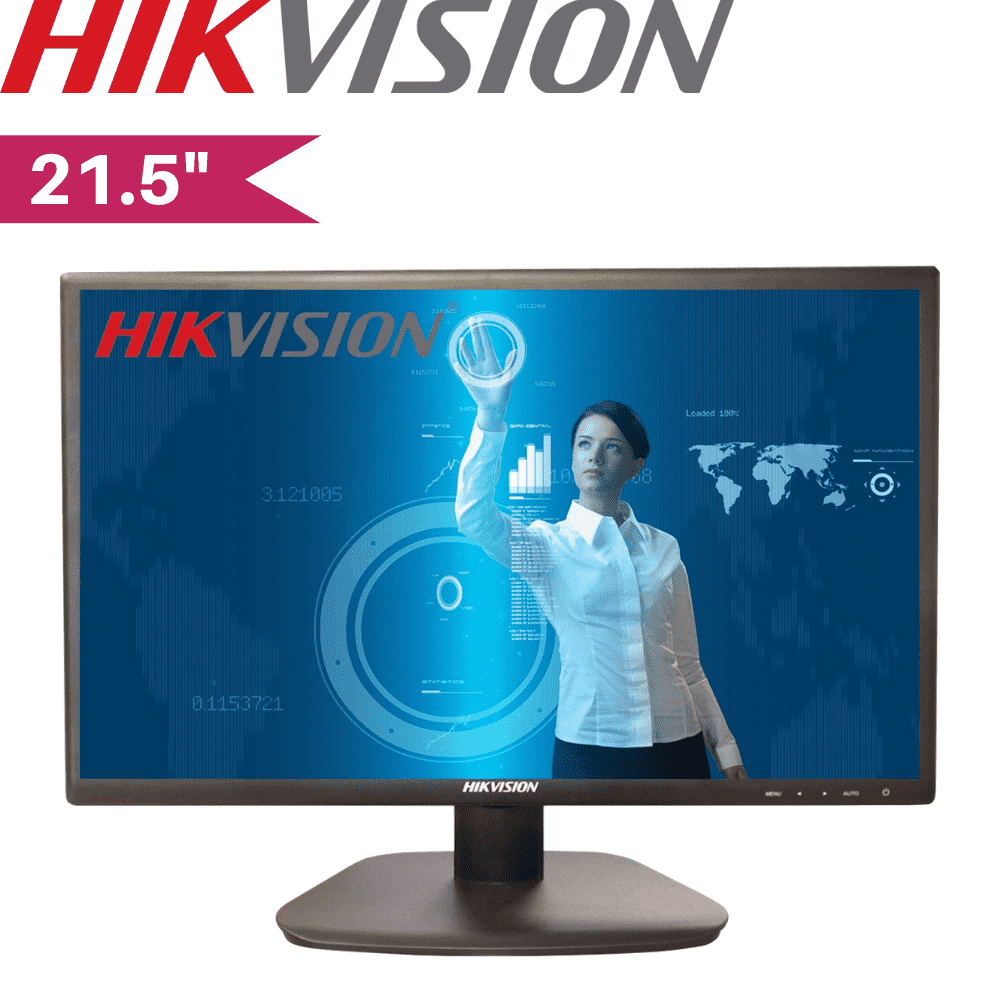 Hikvision LED Monitor: 21.5", Built-in Speaker