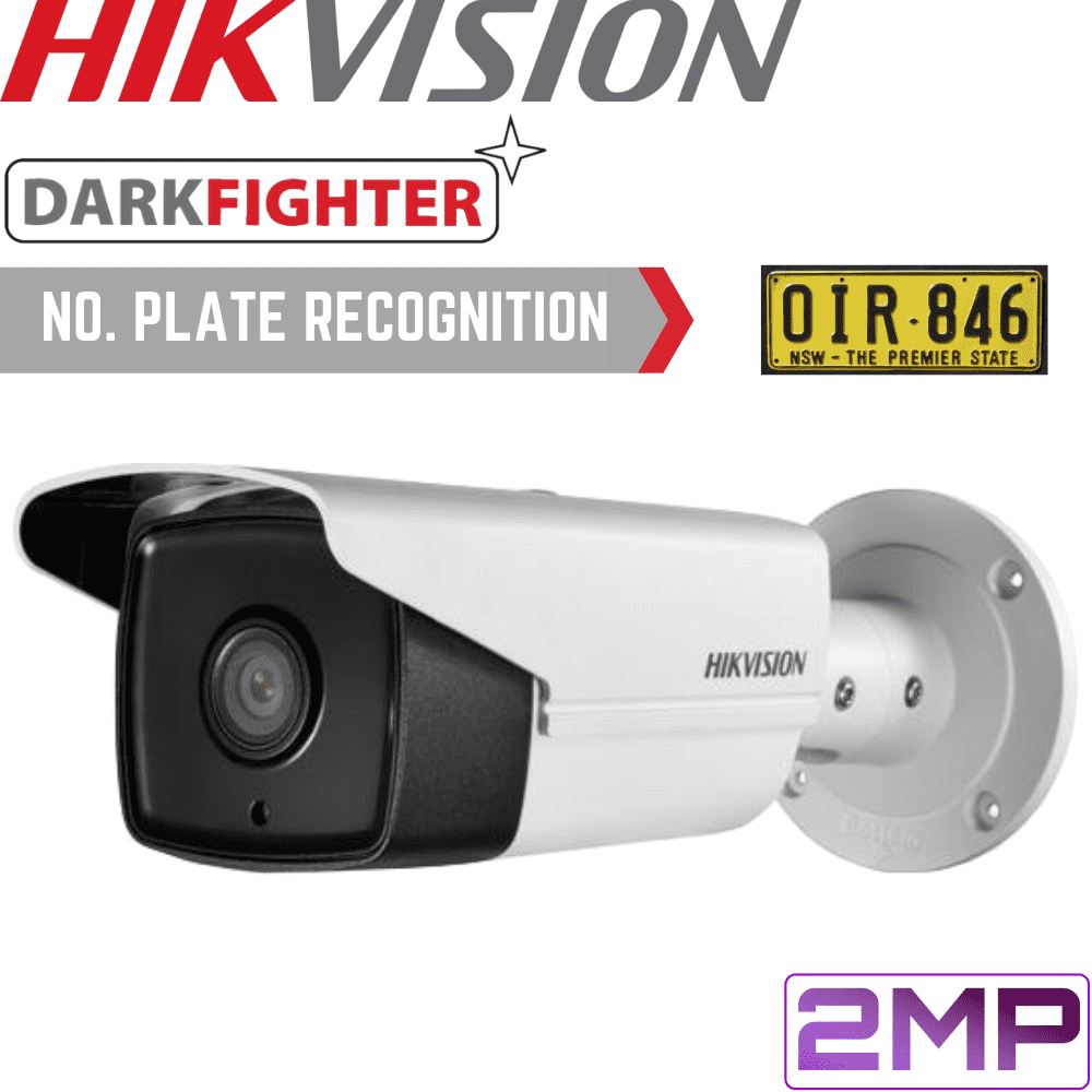Hikvision DS-2CD4A26FWD-IZS/P Security Camera: 2MP ANPR Motorised VF Bullet 2.8-12mm