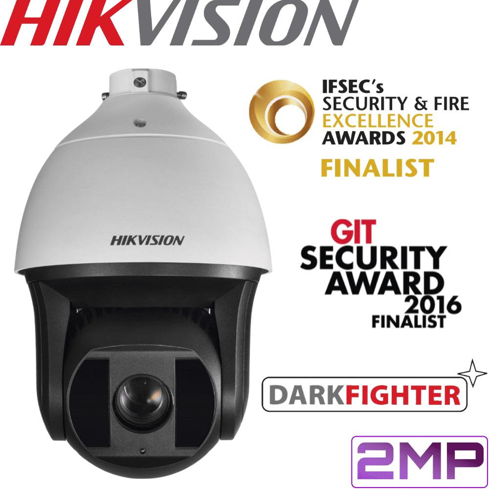 Hikvision DS-2DF8223I-AEL PTZ Security Camera: 2MP Darkfighter PTZ, 23X Zoom, 200m IR