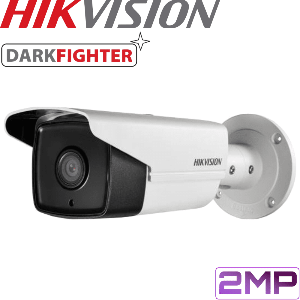 Hikvision DS-2CD4A26FWD-IZ Darkfighter Security Camera: 2MP Motorised VF Bullet 2.8-12mm