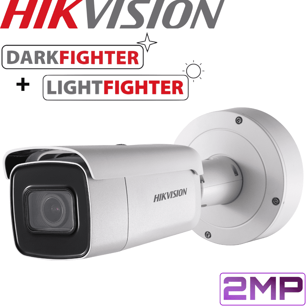 Hikvision DS-2CD5A26G0-IZS Darkfighter Security Camera: 2MP Motorised VF Bullet 2.8-12mm