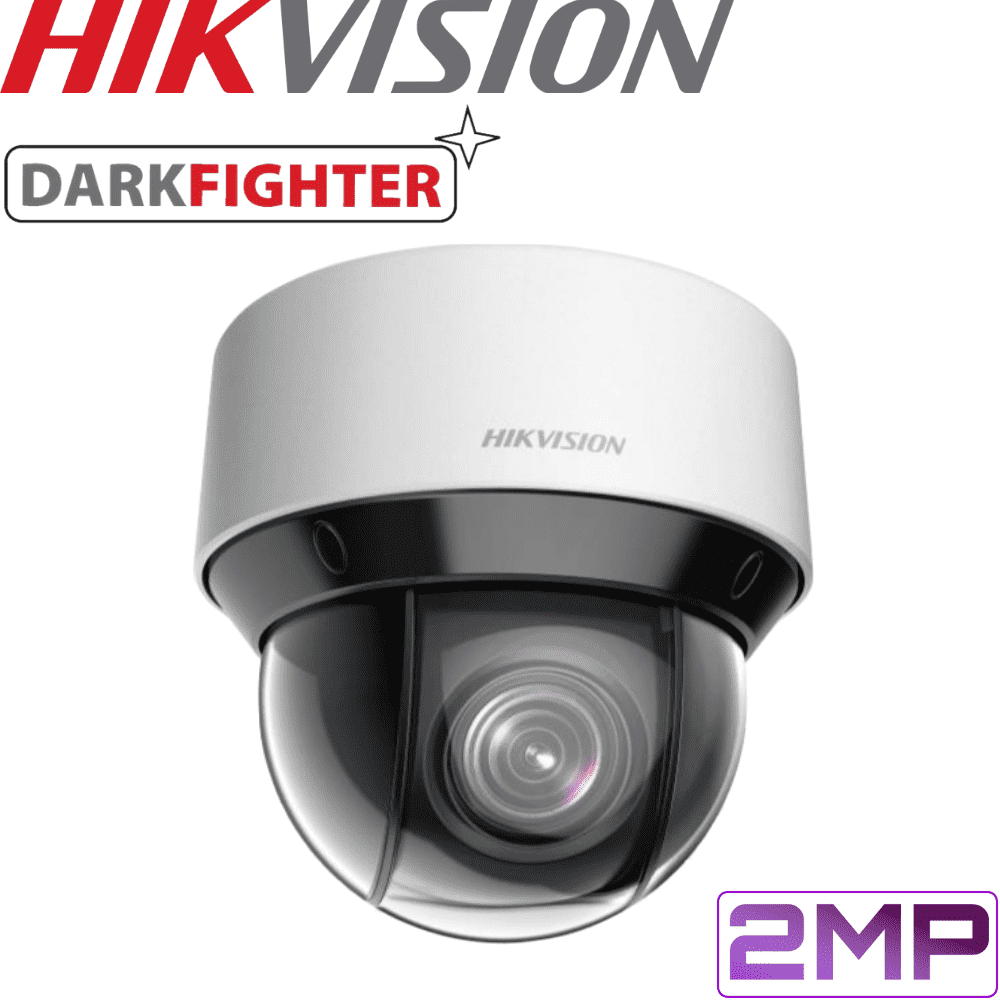 Hikvision DS-2DE4A204IW-DE Security Camera: 2MP PTZ, 4X Zoom, 50m IR