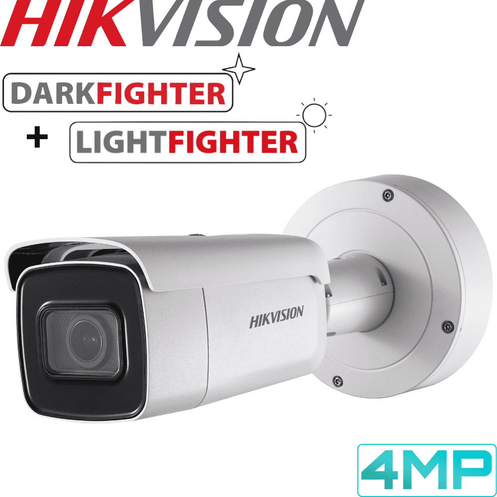 Hikvision DS-2CD5A46G0-IZS Darkfighter Security Camera: 4MP Motorised VF Bullet 2.8-12mm