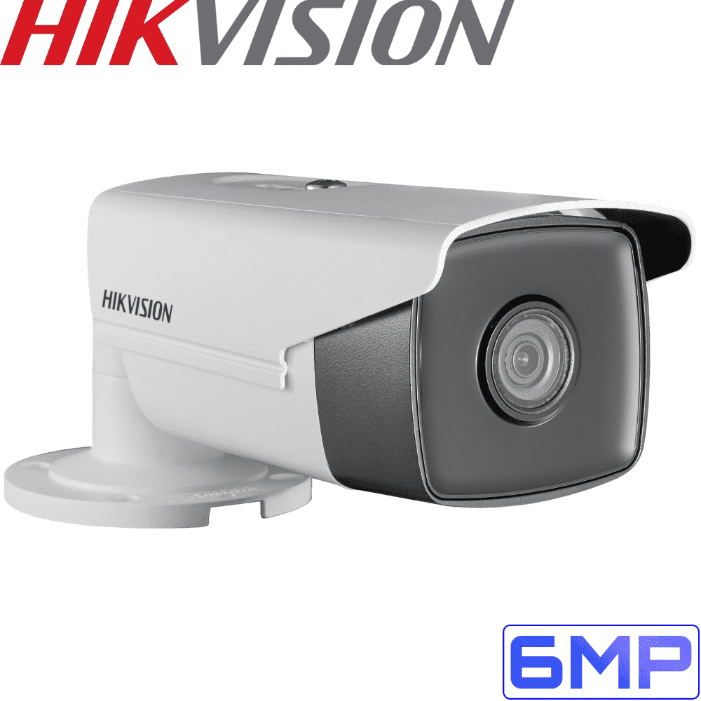 Hikvision 4 Channel Security Kit: 8MP(4K) NVR, 2 X 6MP Bullet Cameras, 3TB HDD