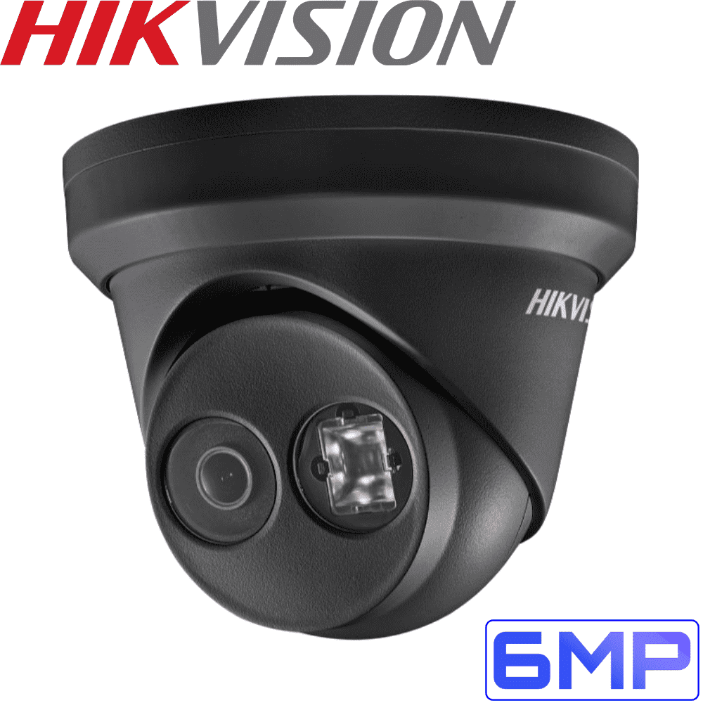 Hikvision DS-2CD2355FWD-I Security Camera: 6MP Fixed Lens Turret, IP67