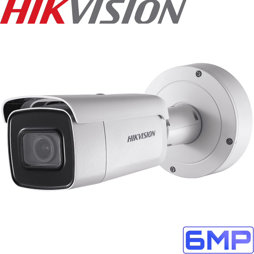 Hikvision DS-2CD2655FWD-IZS Security Camera: 6MP Motorised Varifocal Bullet 2.8-12mm