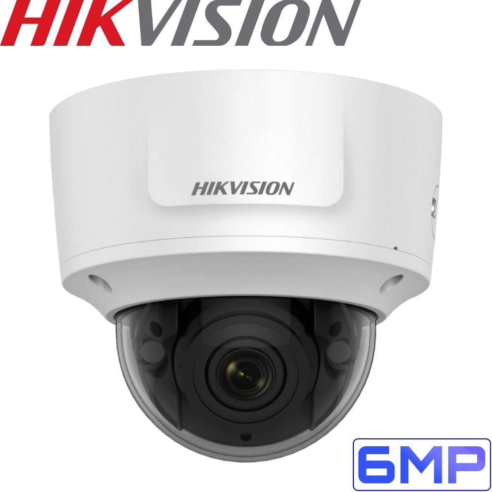 Hikvision DS-2CD2755FWD-IZS Security Camera: 6MP Motorised Varifocal Dome 2.8-12mm