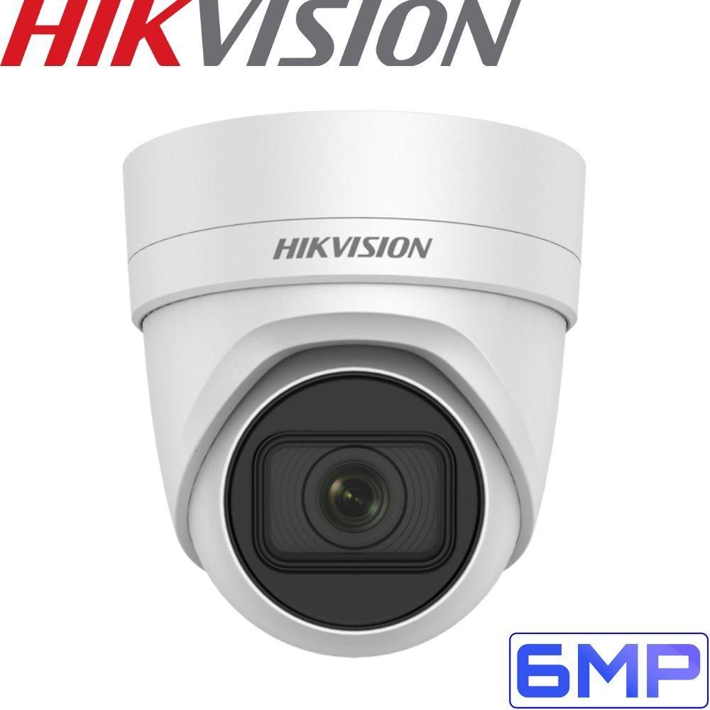 Hikvision DS-2CD2H55FWD-IZS Security Camera: 6MP Motorised Varifocal Turret 2.8-12mm