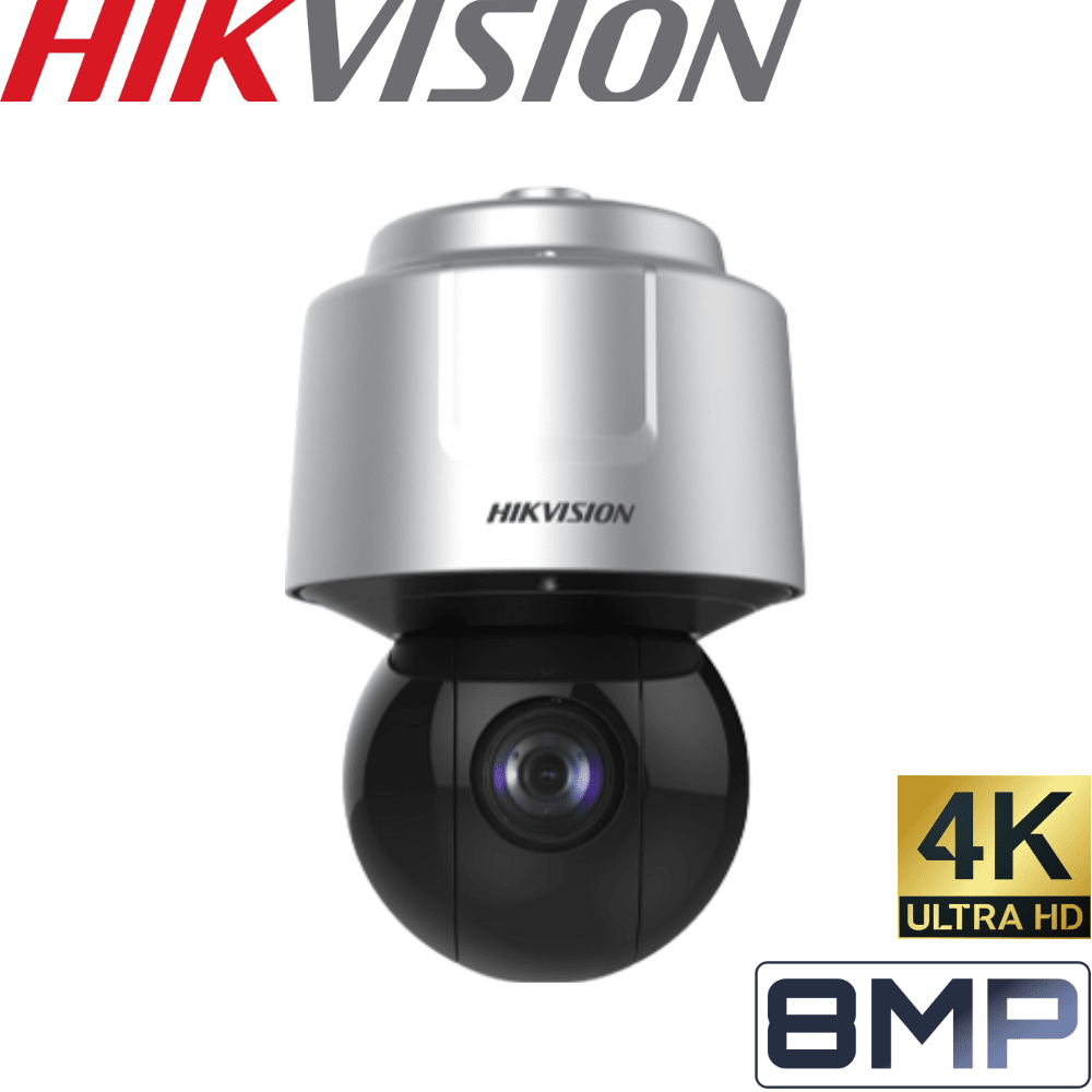 Hikvision DS-2DF6A825X-AEL Security Camera: 8MP (4K) Network Dome PTZ, 25X Zoom