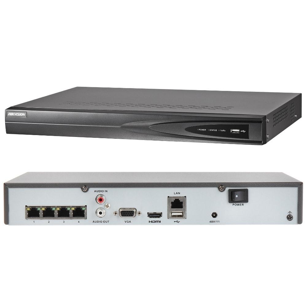 Hikvision 4 Channel Security Kit: 8MP (4K) NVR, 2 X 8MP Bullet Cameras, 3TB HDD