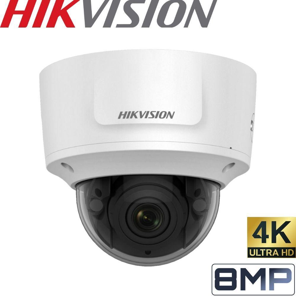 Hikvision DS-2CD2785FWD-IZS Security Camera: 8MP (4K) Motorised Varifocal Dome 2.8-12mm