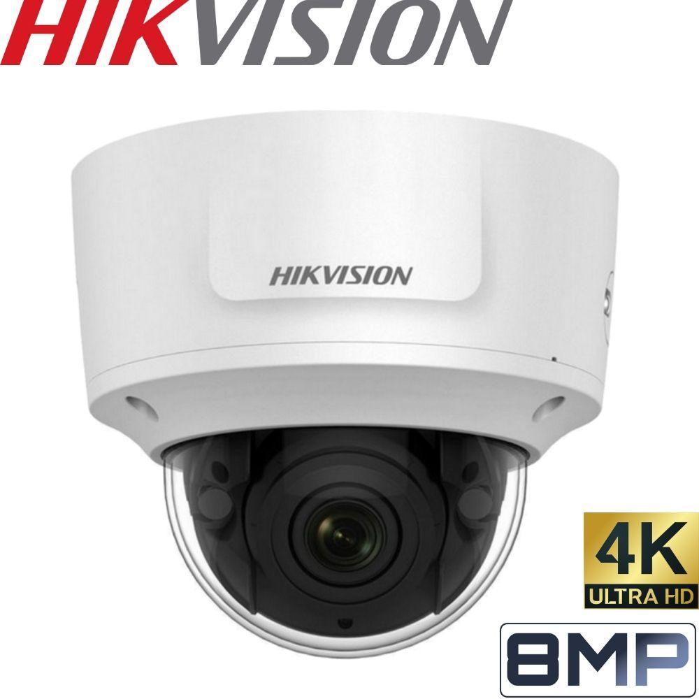 Hikvision 8 Channel Security Kit: 8MP NVR, 6 X 8MP (4K) VF Dome Cameras, 3TB HDD
