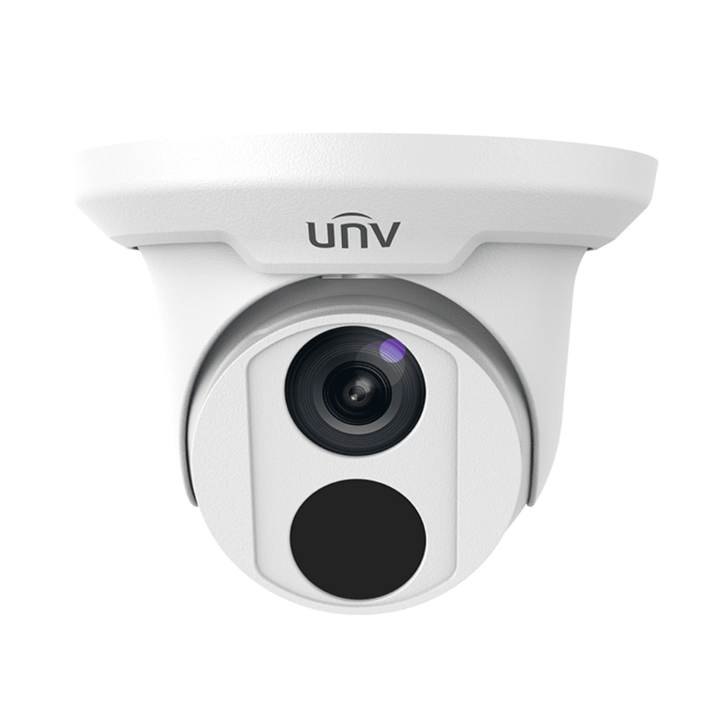 Uniview 4 Channel Tradies Kit: 4K NVR, 4 x 4MP Turret Cameras, 2TB HDD