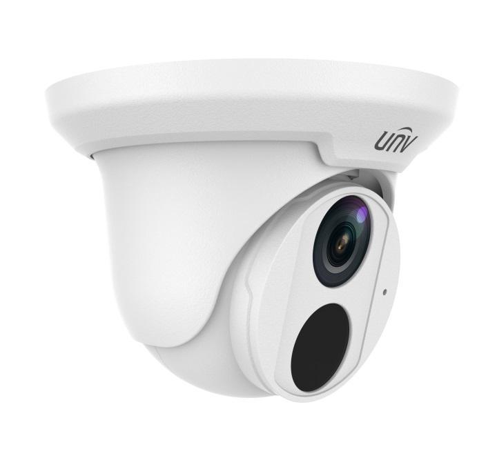Uniview Security Camera: 8MP (4K) Turret, Face Detection, IP67