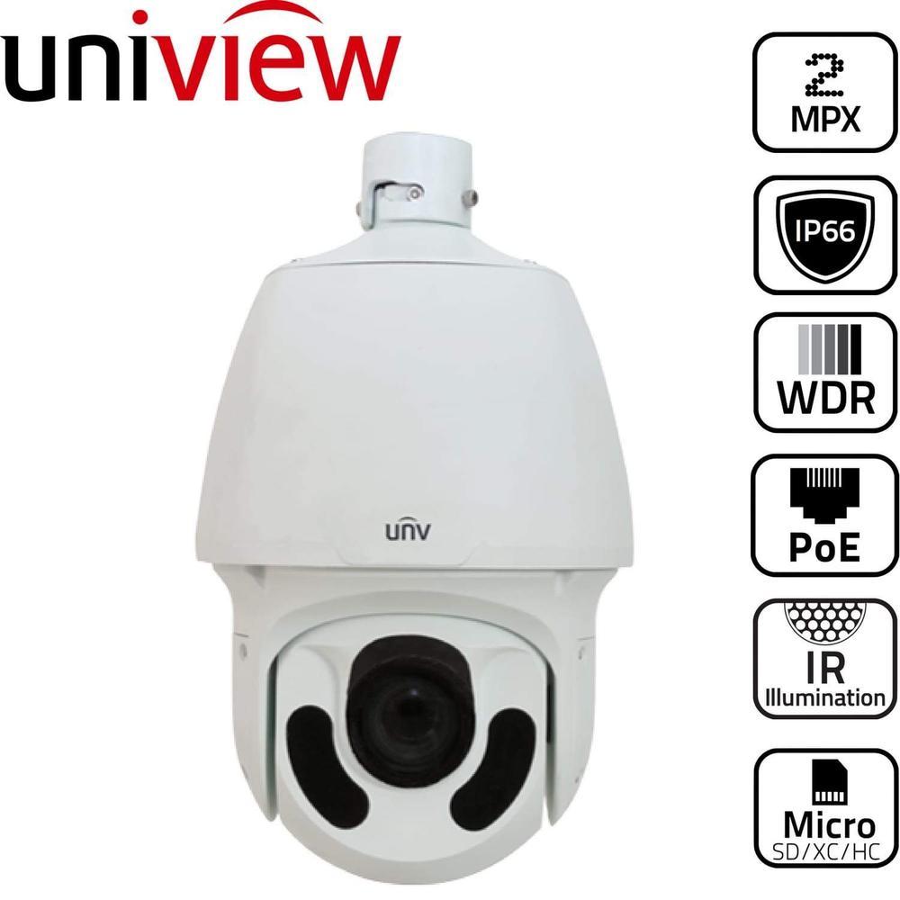 Uniview Security Camera: 2MP PTZ Dome IR, 20x Zoom