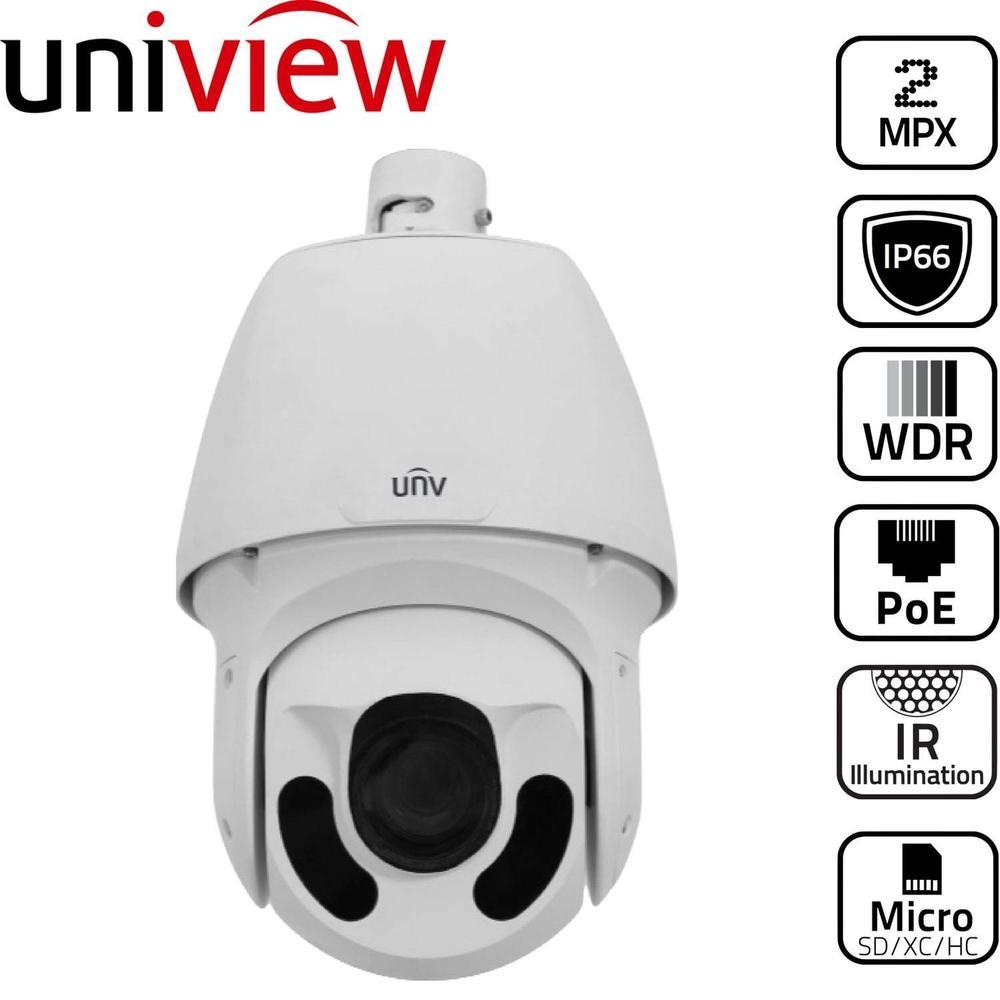 Uniview Security Camera: 2MP PTZ Dome IR, 30x Zoom