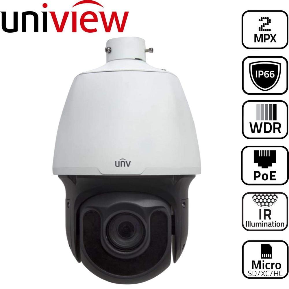 Uniview Security Camera: 2MP PTZ Dome Starlight IR, 33x Zoom