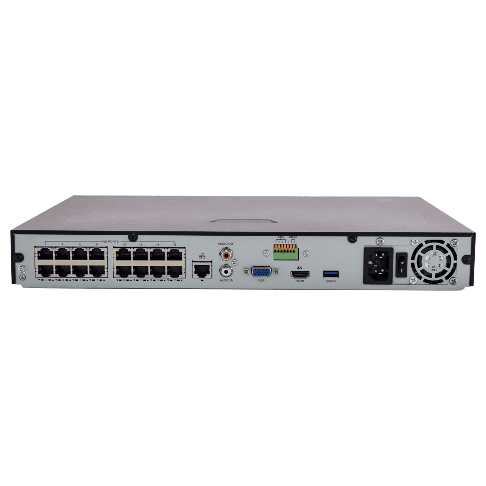 Uniview 8/16 Channel Security System: 8MP NVR, 8 x 4MP Bullet Cameras, 3TB HDD