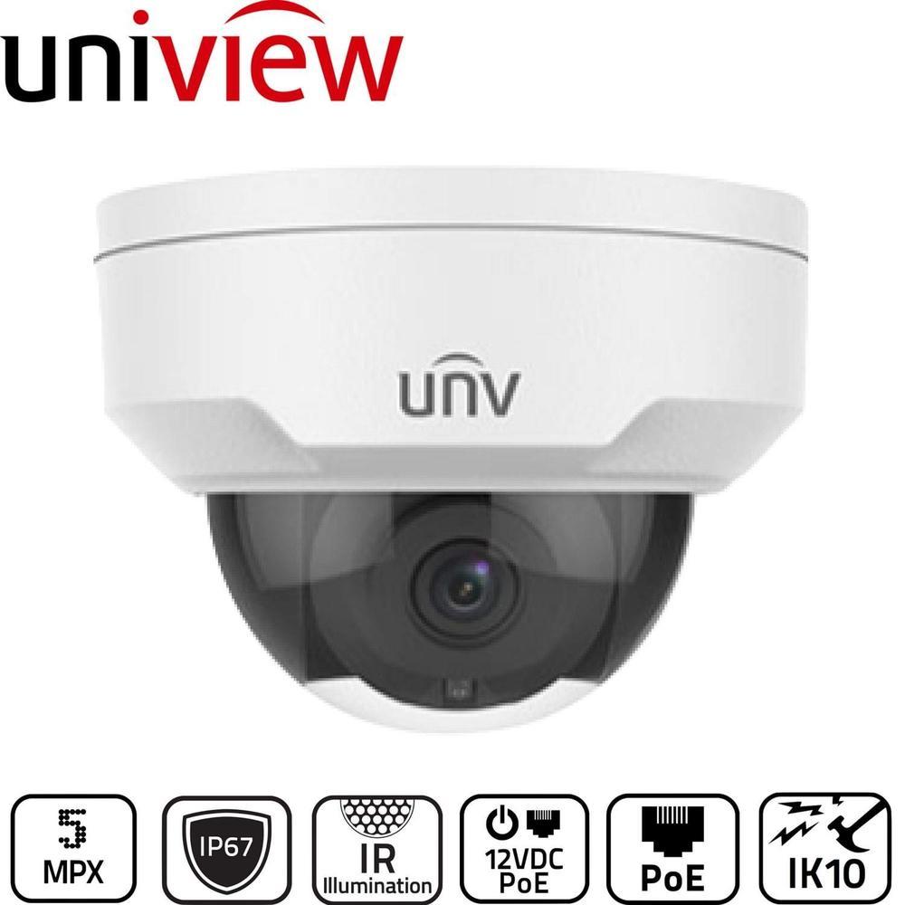 Uniview Security Camera: 5MP Starlight Dome with IK10