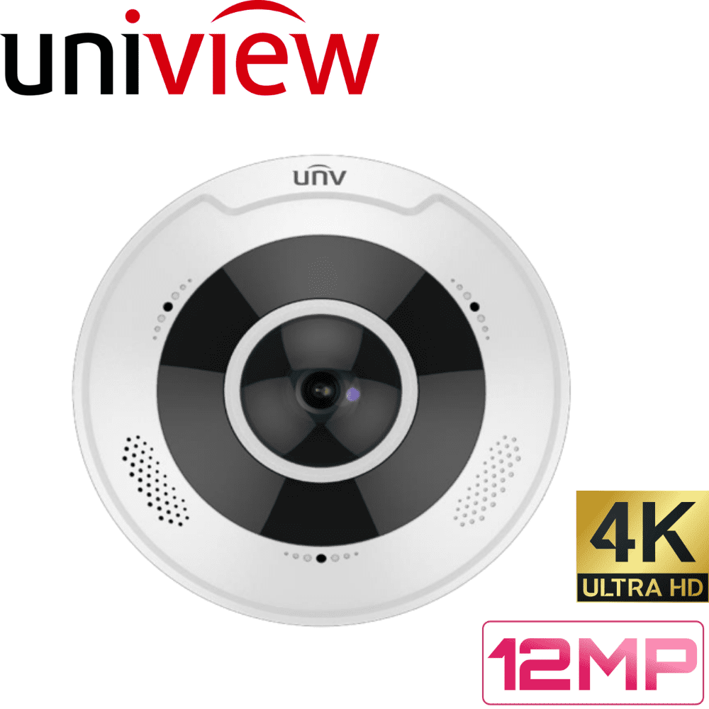 Uniview Security Camera: 12MP 360° Fisheye Dome