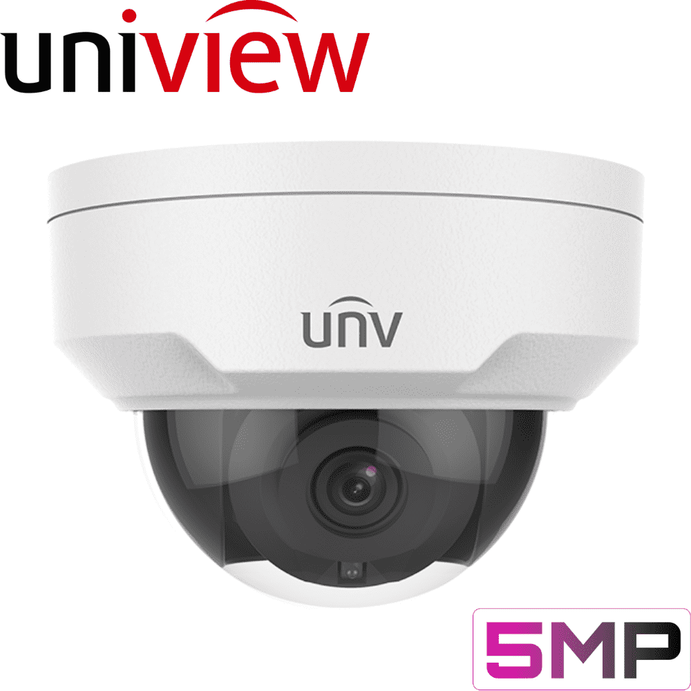 Uniview Security Camera: 5MP Starlight Dome with IK10