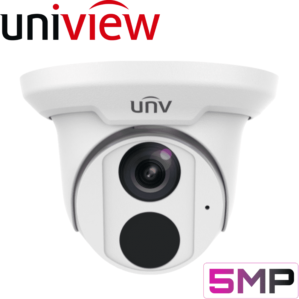 Uniview Security Camera: 5MP Starlight Turret, IP67