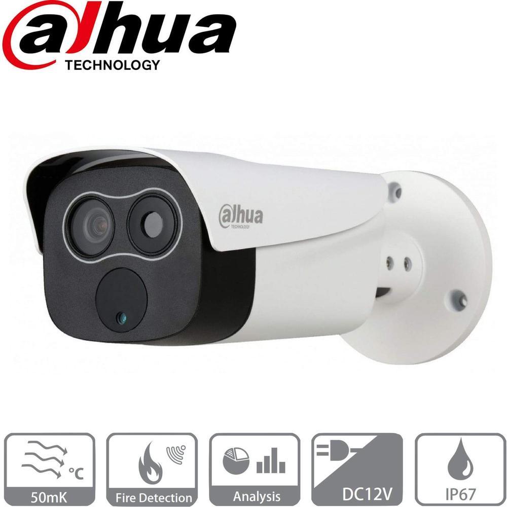 Dahua TPCBF2120  Security Camera: 2MP Thermal Mini Hybrid Bullet with Fire Detection