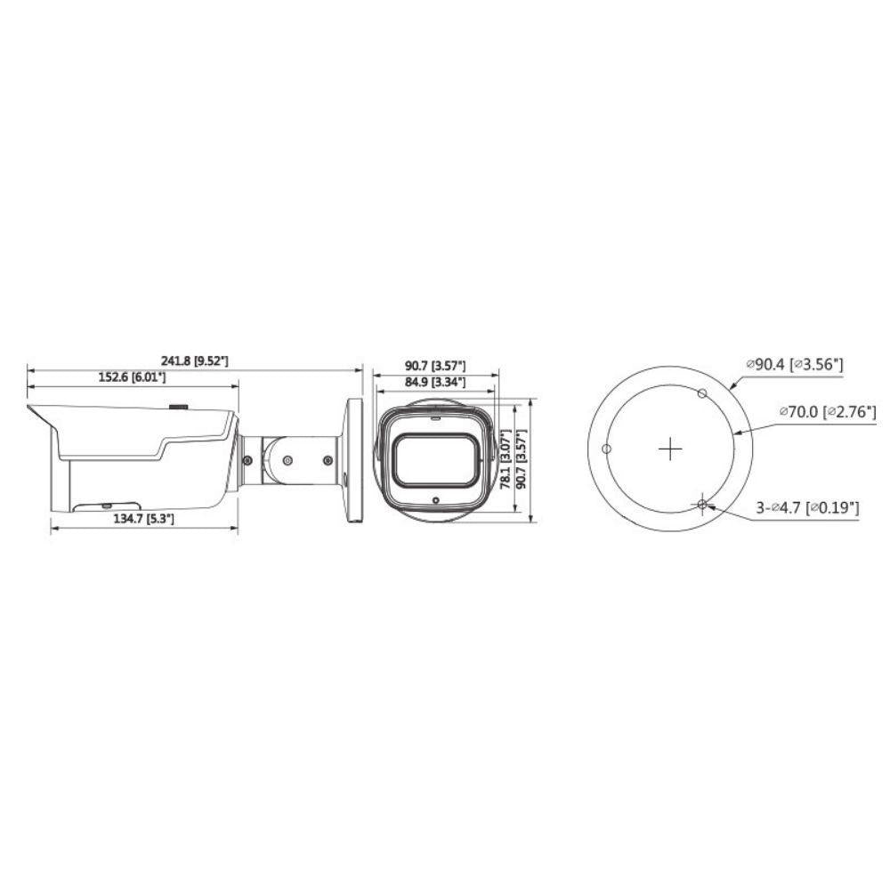 Watchguard Security Camera: 4MP Bullet, 2.8mm~12mm VF Lens