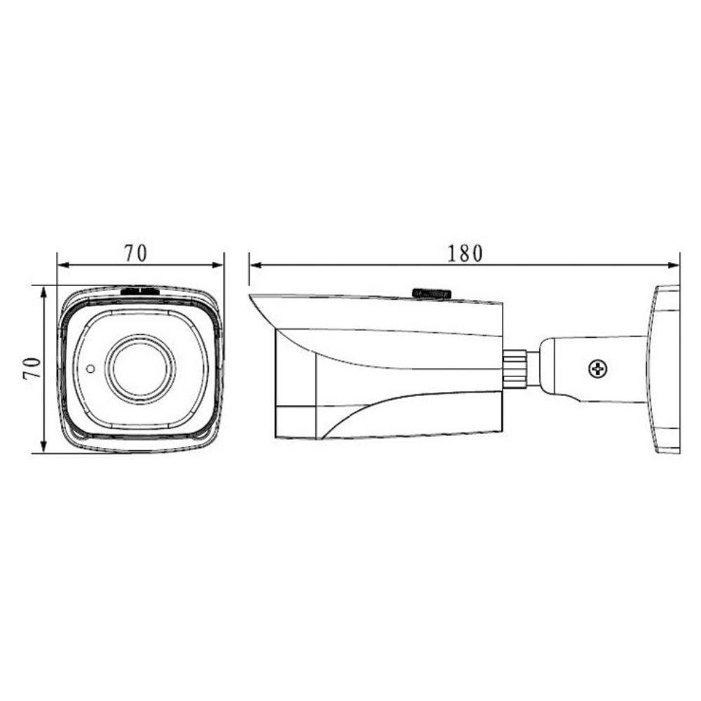 VIP Vision Pro Security Camera: 6MP Mini Bullet, IP67