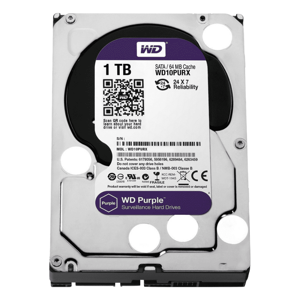 Western Digital Purple Surveillance Hard Drive