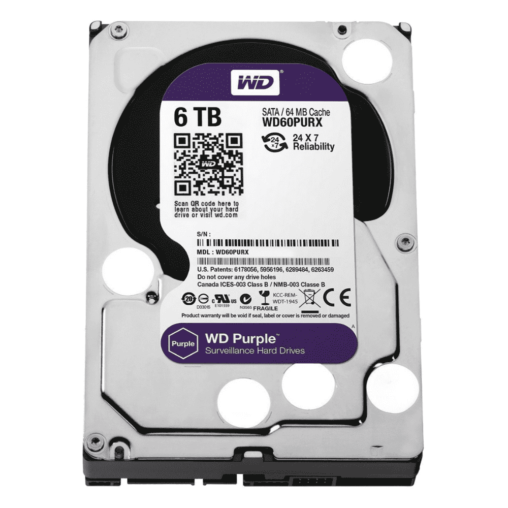 Western Digital Purple Surveillance Hard Drive