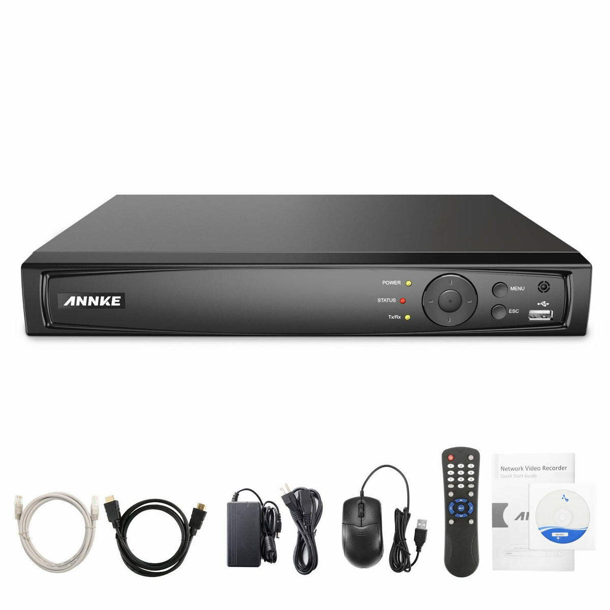 Annke 8 Channel Network Video Recorder: 8MP 4K Ultra HD with H.265+