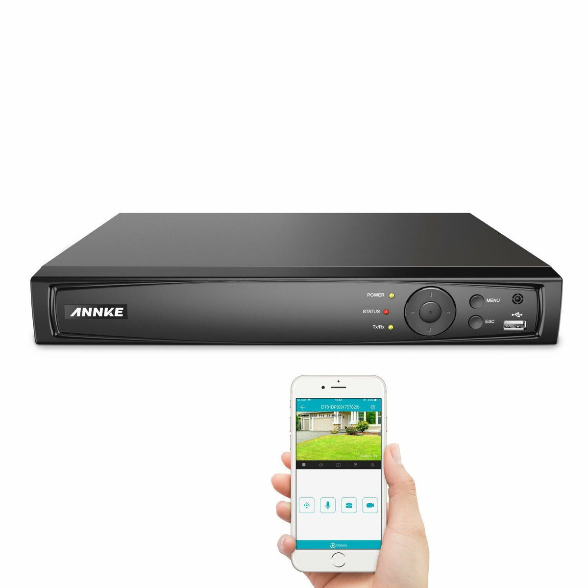 Annke 16 Channel Network Video Recorder: 8MP 4K Ultra HD with POE