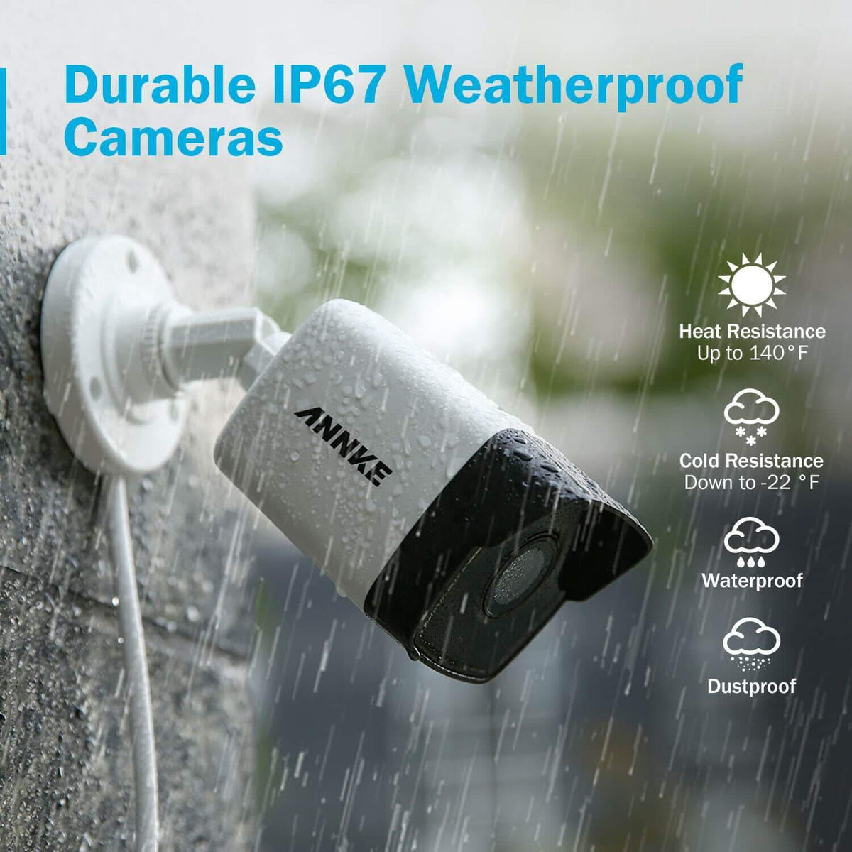 Annke 8 Channel Security Kit: 8MP(4K Ultra HD) NVR, 8 X 5MP Bullet Cameras