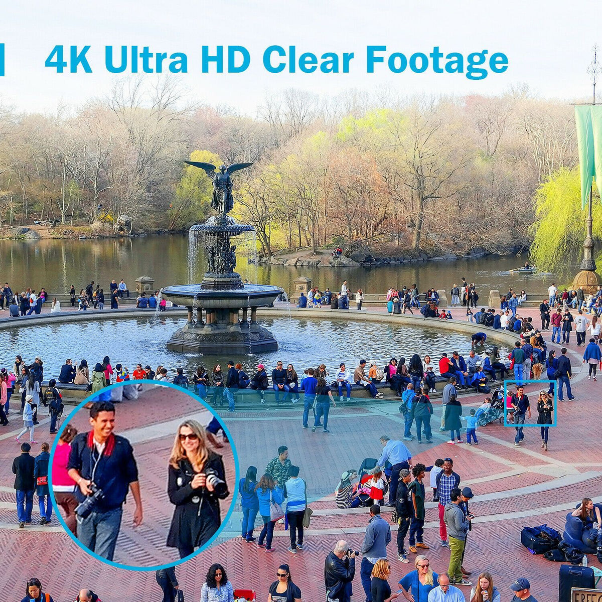 Annke 8 Channel Security Kit: 8MP NVR, 4 x 8MP(4K Ultra HD) Bullet Cameras
